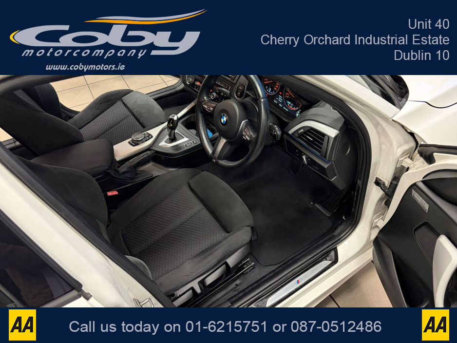 2014 BMW 1 Series 1.6 5DR AUTO M-Sport . NCT, Cruise Control, Dual Climate Control, Alloy Wheels, Revers Camera, Bluetooth, Folding Rear Seats, CD Player & more. €12,950