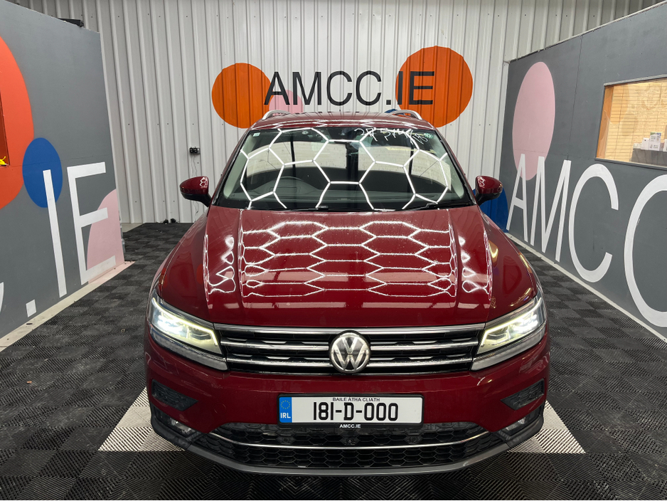 2018 Volkswagen Tiguan €23950 2018 VOLKSWAGEN TIGUAN TDI 4MOTION HIGH LINE 2.0 AUTOMATIC / CRUISE CONTROL / 360° PARKING CAMERA / HEATED SEATS / PADDLE SHIFTERS / HEATED REAR SEATS €23,950