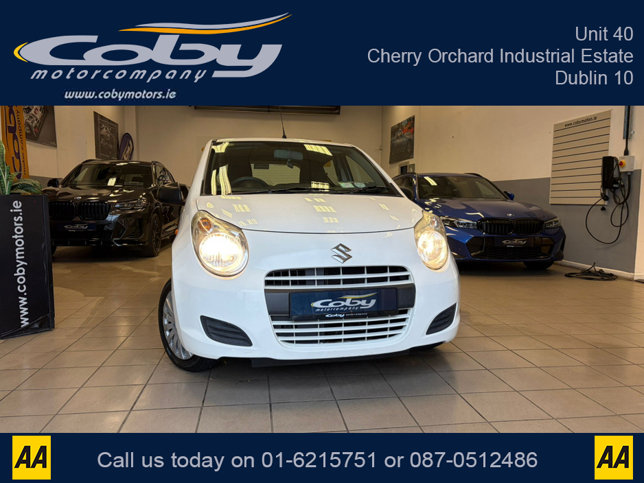 2014 Suzuki Alto 1.0 SZ 5DR Manual. Irish Owned Car With NCT, CD Player, 2 Keys, Air Conditioning, Irish Radio, Service History, Folding Rear Seats, Steel Cap Wheels, and more. €4,950