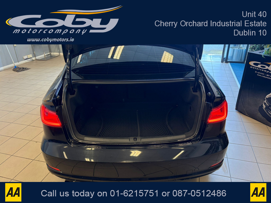 2014 Audi A3 Saloon 1.4 Auto 4dr Saloon. Stunning Car with, 2 Keys, New NCT. Alloy Wheels, Digital Dash, Dual Climate, Cruise, MFSW, Reverse Camera, Sat Nav, Bluetooth, Paddle Shift & more. €12,950