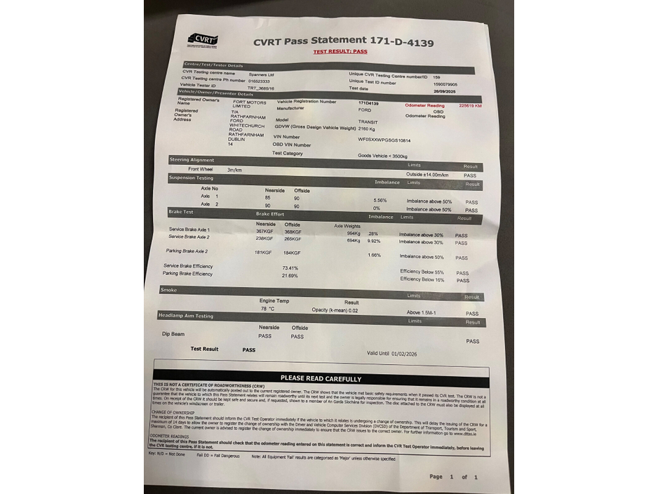 2017 Ford Transit  €7,950