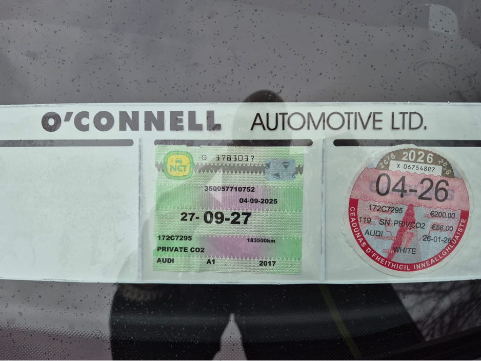 2017 Audi A1 1.4TFSI 125HP S Line €10,999