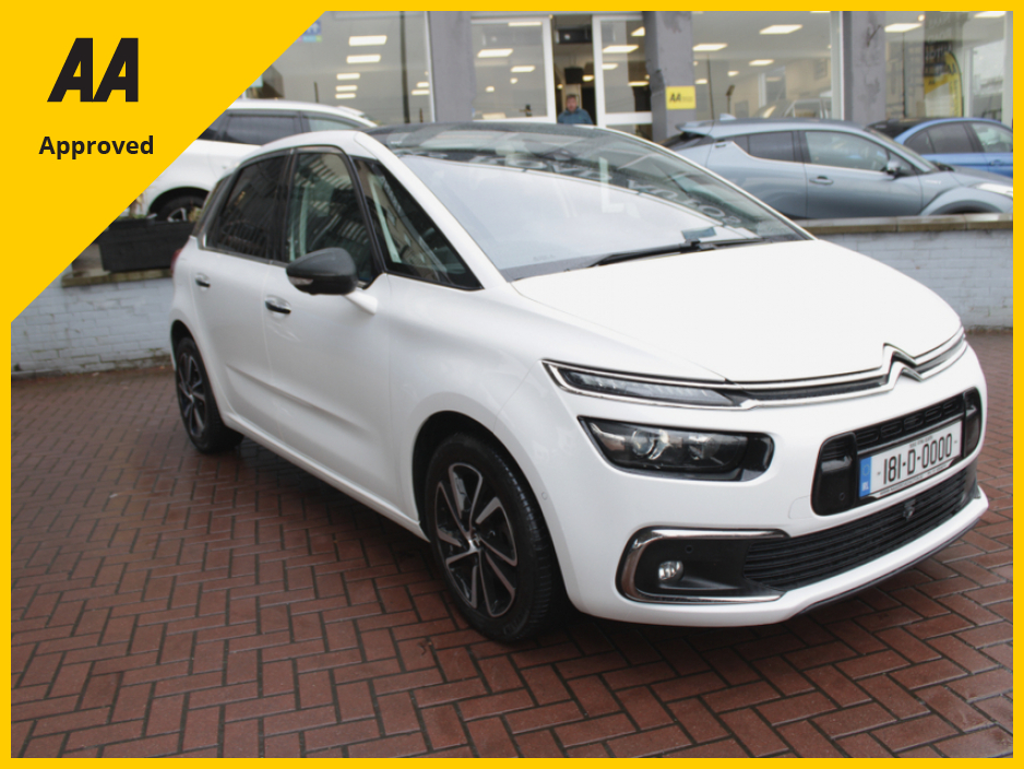 2018 Citroen C4 Picasso 2.0HDI SHINE EDITION 5DR ESTATE AUTOMATIC // 1 OWNER CAR WITH ONLY 63,000 KMS IN MINT CONDITION // BUY WITH CONFIDENCE AA AND SIMI APPROVED DEALER 2026 // FINANCE ARRANGED // TRADE INS WELCOME // €15,950