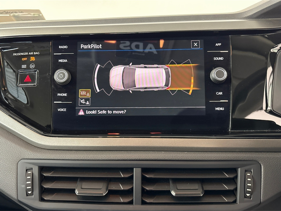 2018 Volkswagen Polo NEW NCT COMFORTLINE 1.0 MANUAL**MULTIFUNCTIONAL STEERING WHEEL**TOUCH SCREEN MEDIA DISPLAY**PARKING SENSORS**APPLE CARPLAY**BLACK CLOTH INTERIOR**SEMI DIGITAL DASH**ISOFIX**FINANCE AVAILABLE** €14,495