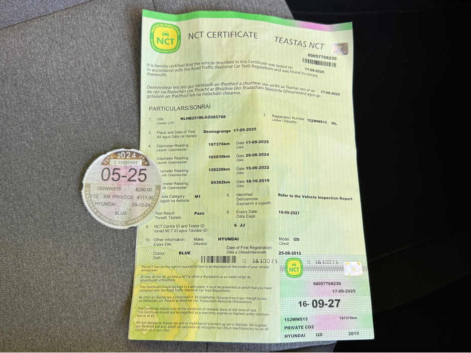 2015 Hyundai i20 PETROL CLASSIC 5DR €7,900