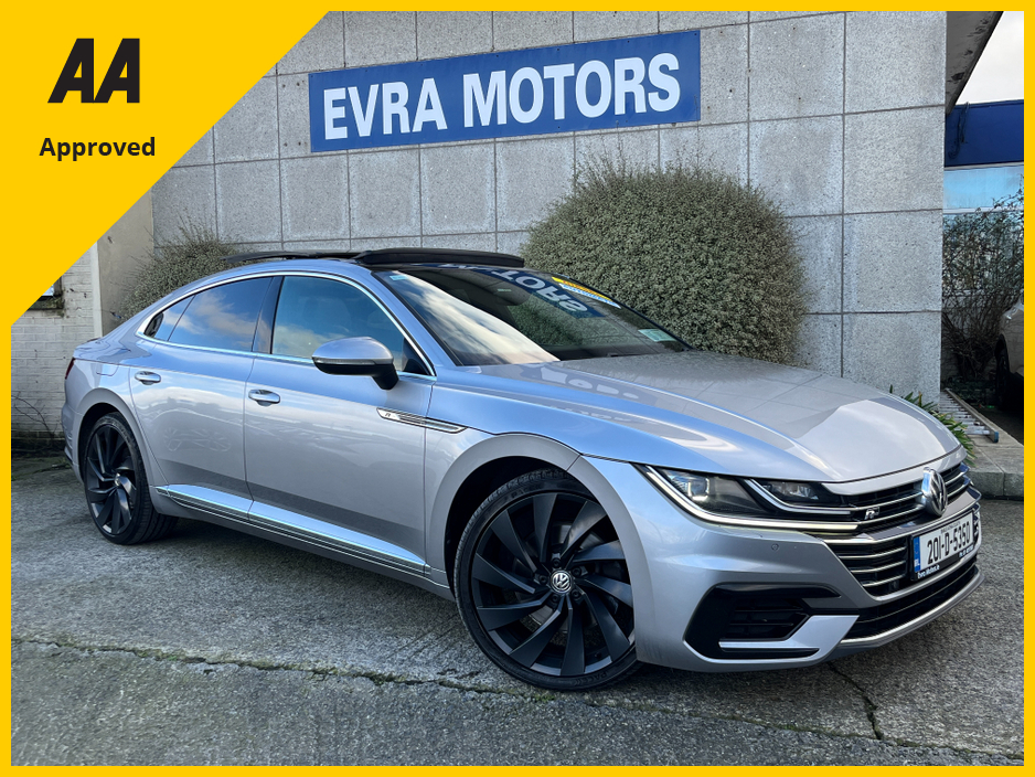 2020 Volkswagen Arteon R-LINE 240HP 4MOTION AUTOMATIC 2.0 DIESEL //HIGH SPEC//PANORAMIC GLASS ROOF//KEYLESS ENTRY//SAT NAV//HEATED FRONT AND REAR SEATS// €32,950