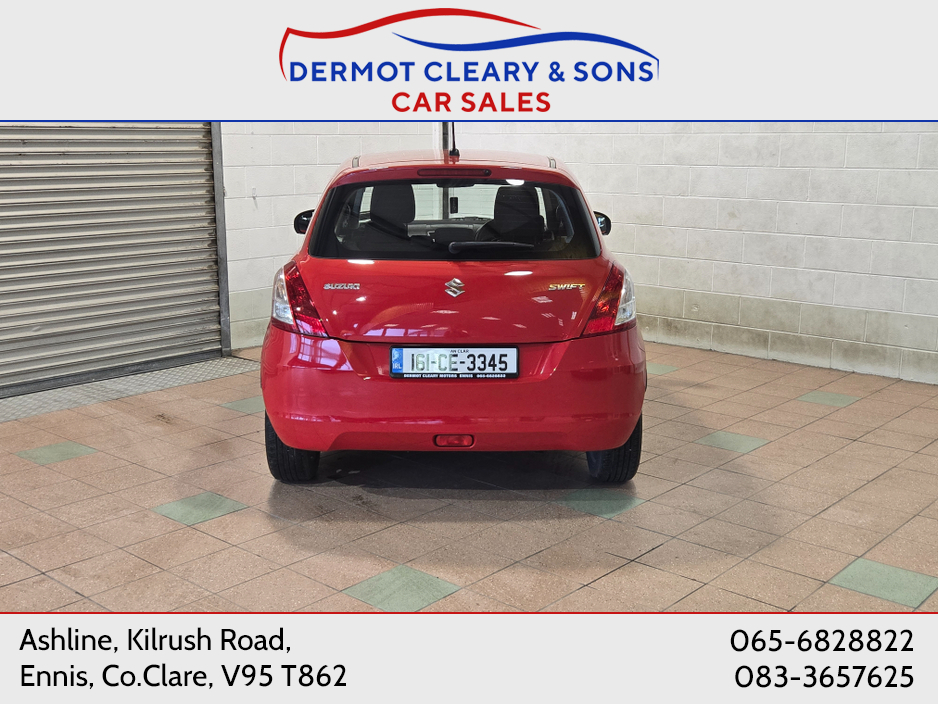 2016 Suzuki Swift 1.2 SZ3 5DR €8,750
