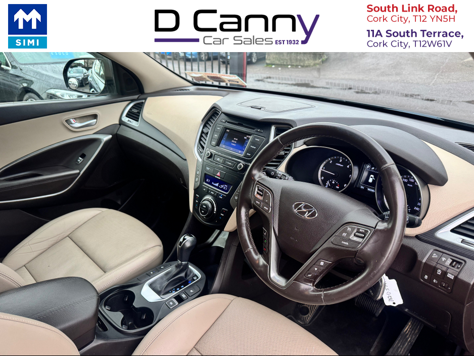 2016 Hyundai Santa Fe 2WD EXECUTIVE AUTOMATIC 5DR AU €17,850