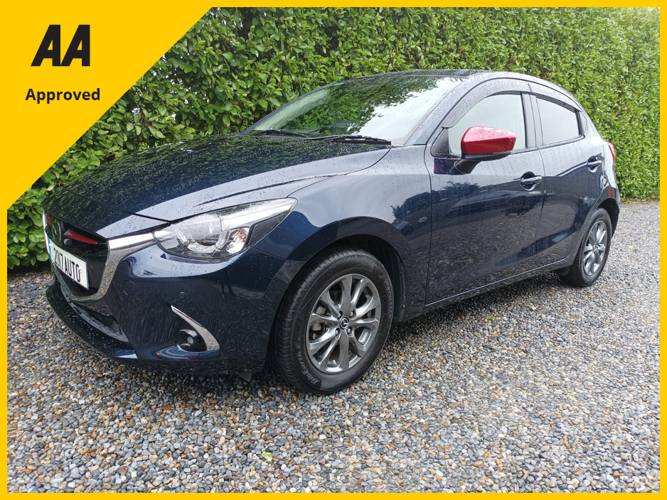 2017 Mazda Mazda2 1.3 AUTOMATIC TOURING SPORT EDITION ONLY 62,988Kms JUST FULLY SERVICED 4 NEW TYRES 2 YEARS NCT 1 YEAR ROAD TAX CRUISE CONTROL REVERSE CAMERA ANDROID AUTO & APPLE CAR PLAY FACTORY IMMOBILISER €13,995