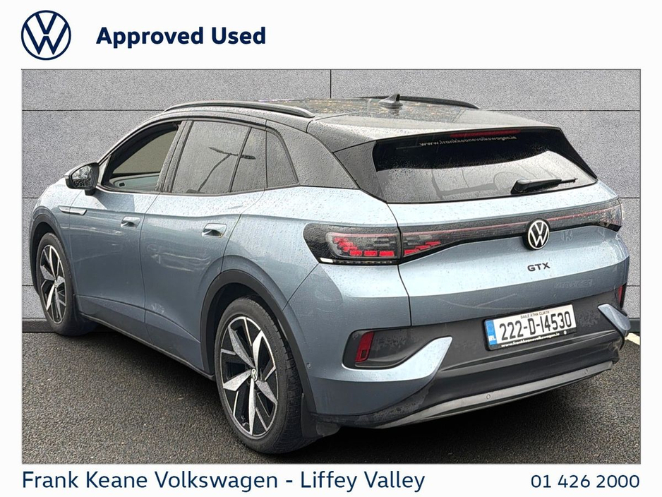 2022 Volkswagen ID.4 77KWH GTX BUSINESS *STONEWASH BLUE* *DUAL MOTOR* *PCP FINANCE AVAILABLE* *IQ HEADLIGHTS* *LONG RANGE* *IQ LIGHTS* *AMBIANT LIGHTING* *HEATED SEATS* *REAR VIEW CAMERA* €27,995