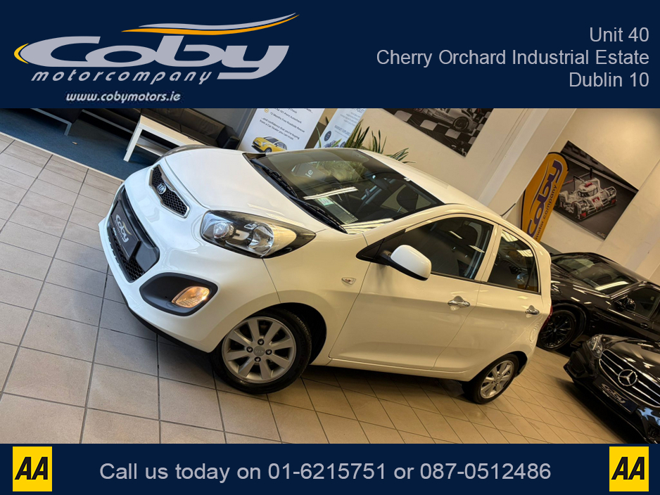 2014 Kia Picanto 1.0 MANUAL 5DR. Comes with New NCT before collection, Irish Owned Car, CD Player, 2 Keys, Air Conditioning, Irish Radio, Service History, Alloy Wheels, and more. €5,950