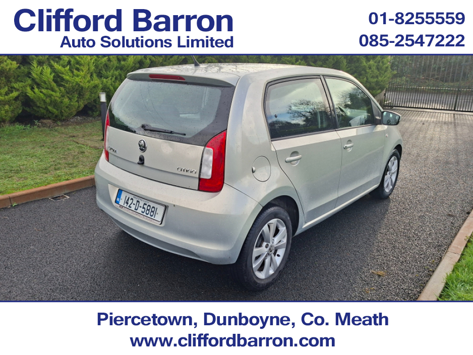 2014 Skoda Citigo ELEGANCE 5DR 1.0 MPI 75H ELE. 75HP ASG 4DR A €6,500