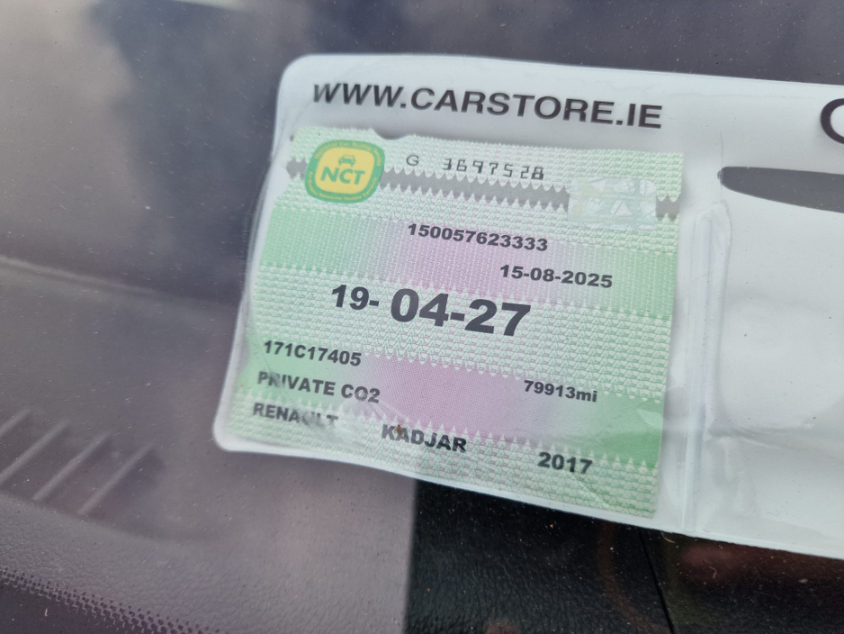 2017 Renault Kadjar 1.5 DCI 110 BHP DYNAMIQUE NAV €10,900