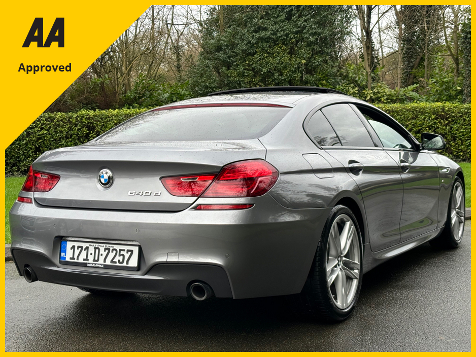 2017 BMW 6 Series 640D GRAN COUPE M SPORT *HEAD UP DISPLAY*HARMAN KARDON*PAN ROOF*LOW KLMS*AA APPROVED €26,995