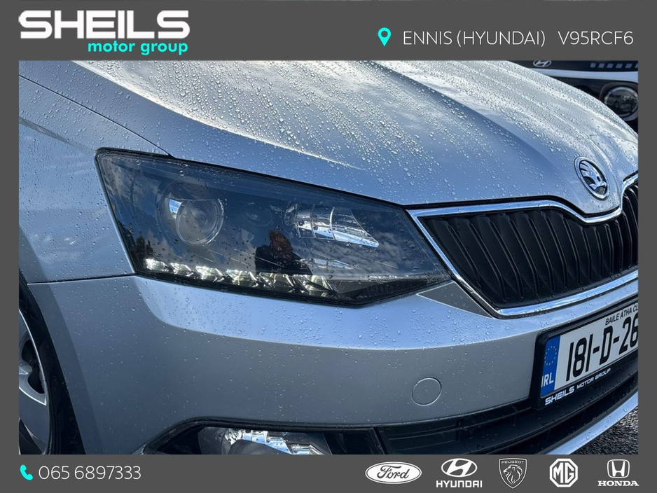 2018 Skoda Fabia 1.0MPI 60HP Ambition €13,950