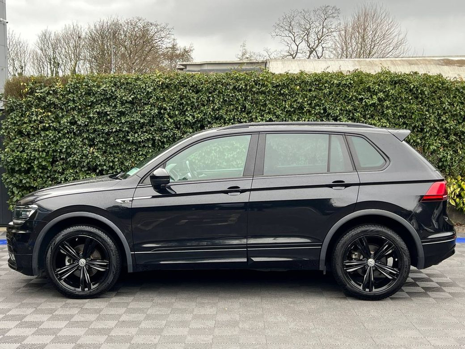 2018 Volkswagen Tiguan R-LINE 4MOTION BLACK EDITION 2.0 TDI // FULL SERVICE HISTORY // LEATHER HEATED SEATS // 360 PARKING CAMERAS €29,900