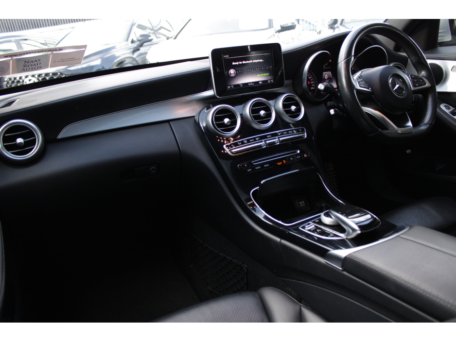 2015 Mercedes-Benz C Class C220D AMG LINE PREMIUM 4DR SALOON AUTO // PANORAMIC SUNROOF //  STUNNING CAR FINISHED IN ICE SILVER // BUY WITH CONFIDENCE AA AND SIMI APPROVED DEALER 2026 // FINANCE ARRANGED // ALL TRADE INS WELCOME €16,950