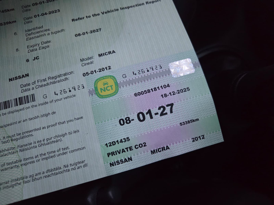 2012 Nissan Micra 1.2 4DR