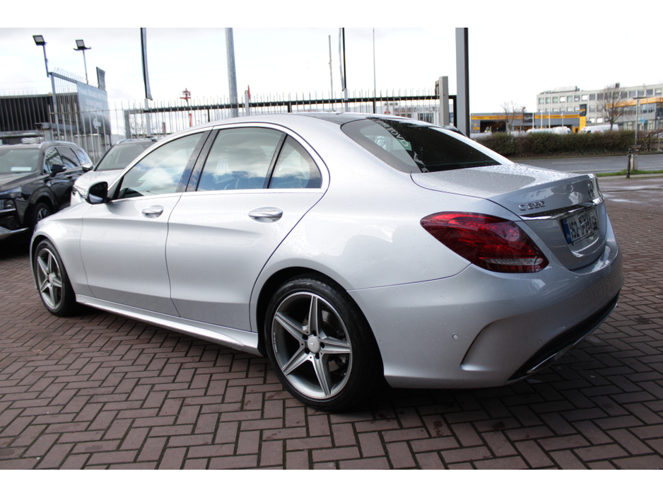 2015 Mercedes-Benz C Class C220D AMG LINE PREMIUM 4DR SALOON AUTO // PANORAMIC SUNROOF //  STUNNING CAR FINISHED IN ICE SILVER // BUY WITH CONFIDENCE AA AND SIMI APPROVED DEALER 2026 // FINANCE ARRANGED // ALL TRADE INS WELCOME €16,950