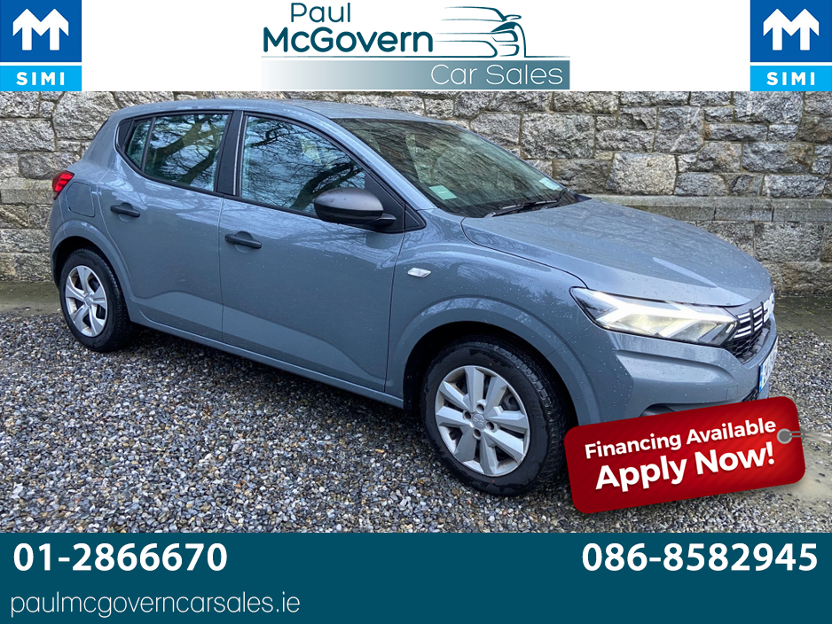 2024 Dacia Sandero ESSENTIAL TCE 90 5SPEED **//**MANUFACTURE WARRANTY APRIL 2027**//**€190 ROAD TAX**//**FINANCE ARRANGED**//**NEW MODEL!! €16,888