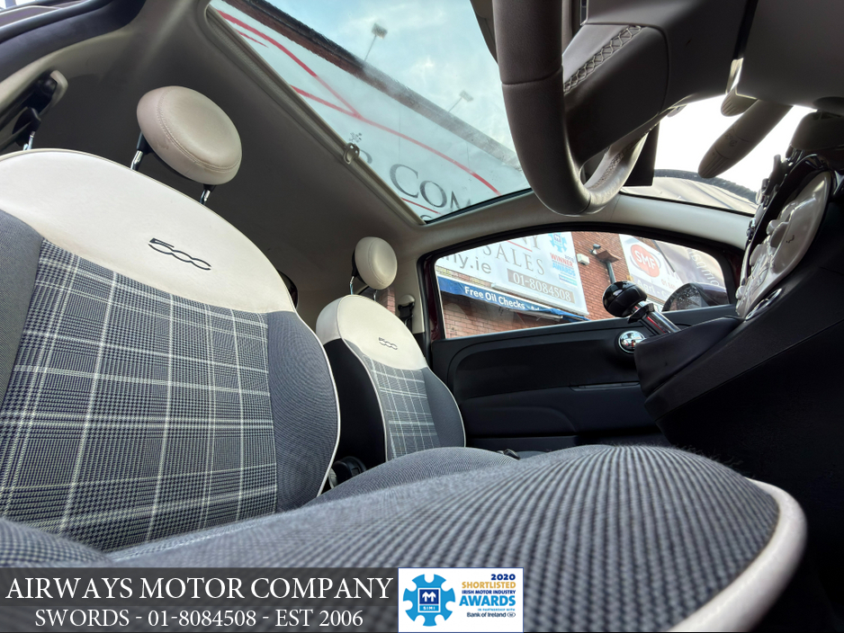 2020 Fiat 500 LOUNGE 1.0 3DR - PANROOF & LOW KMS €14,250