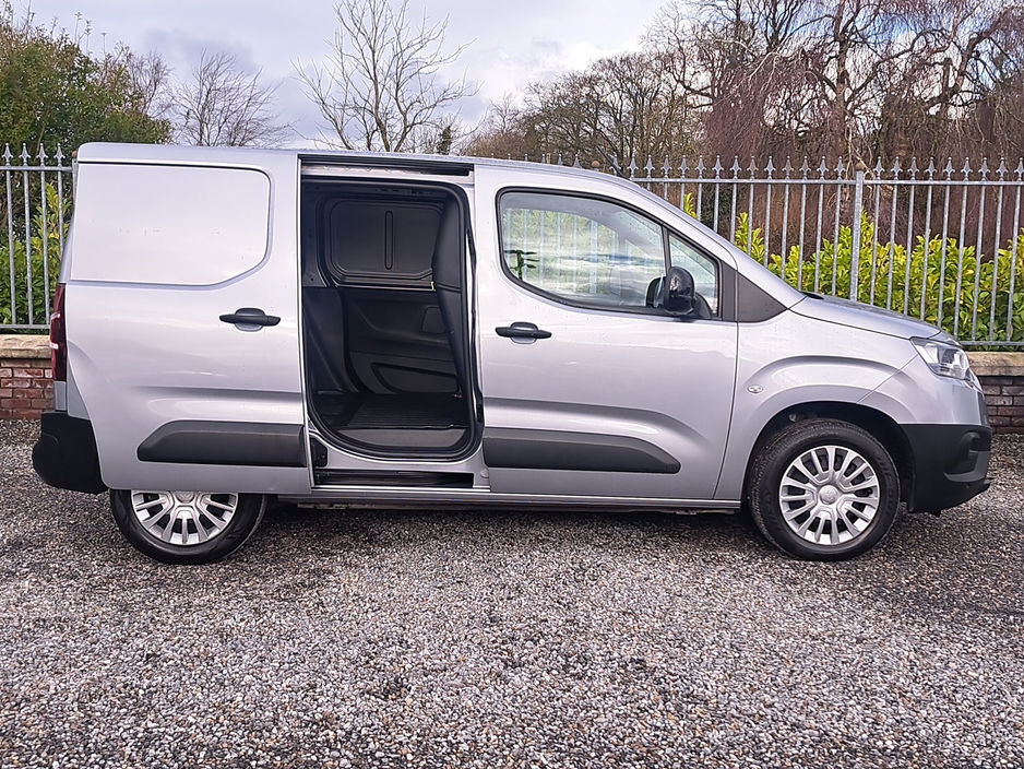 2022 Toyota Proace City Icon Model L1 1.5 Diesel SWB with 3 seats in front and double sliding doors.