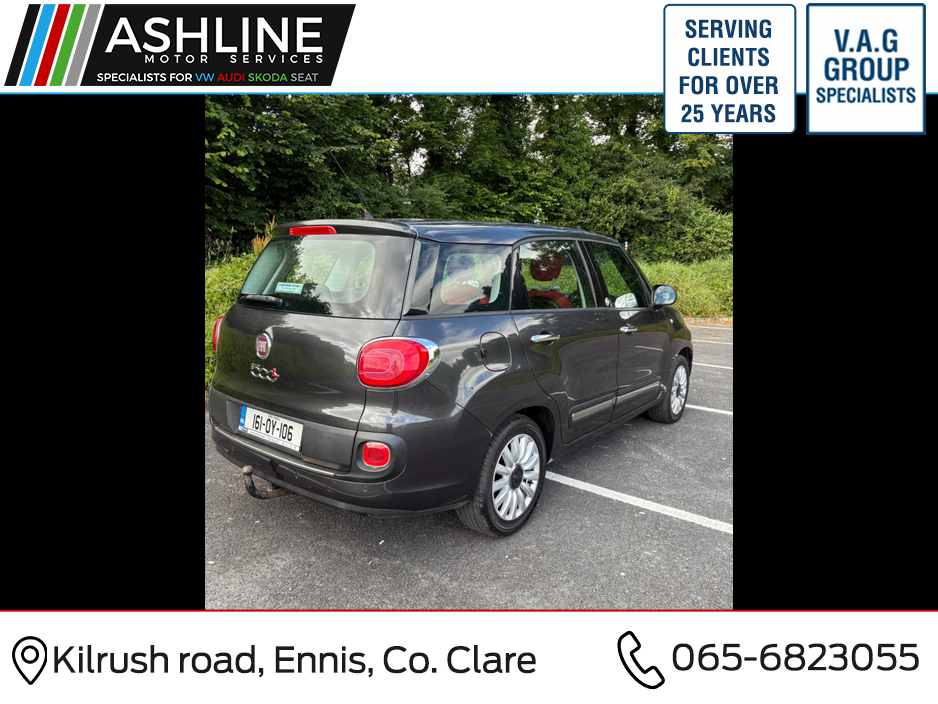 2016 Fiat 500l 500L MP POP STAR 1.3 MULTIJET 4 4DR €9,995