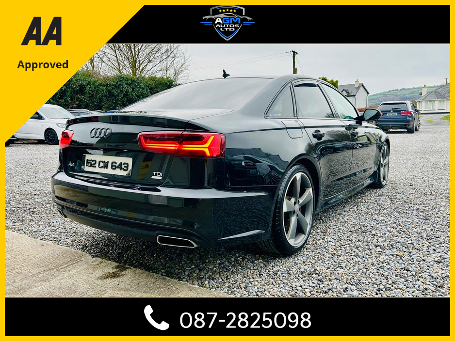2015 Audi A6 2.0 TDI S LINE ULTRA 1 187BHP 4DR A BLACK EDITION €13,950