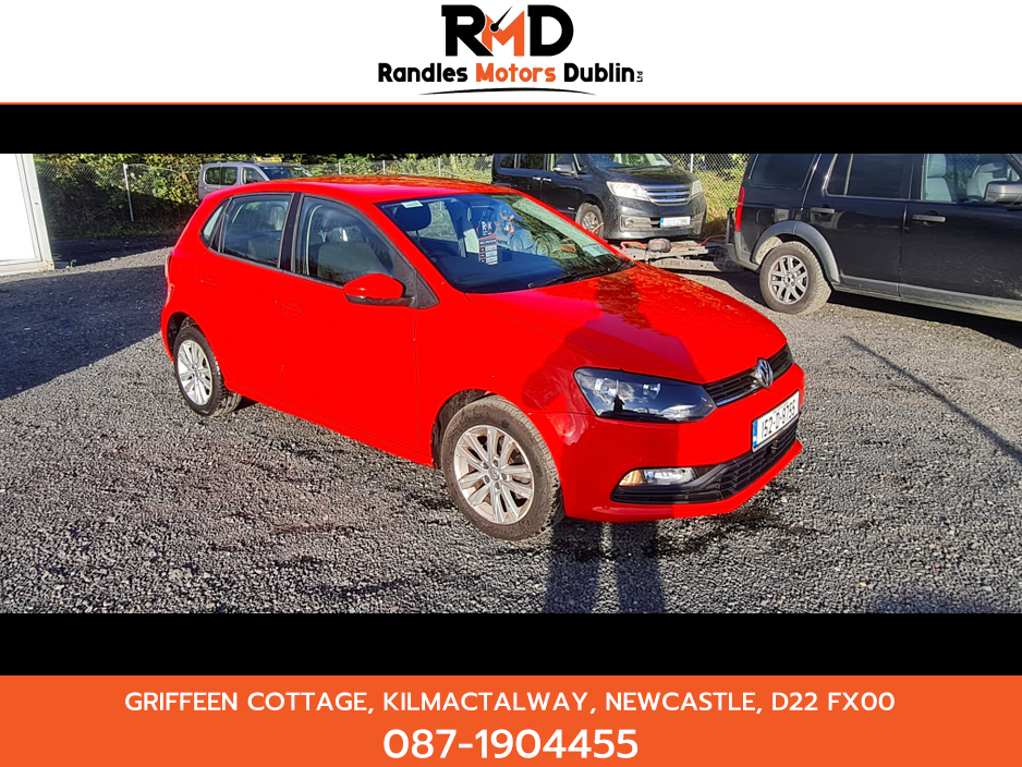 2015 Volkswagen Polo TRENDLINE 1.0 60HP MANUAL 5SPEED 5DR €9,600