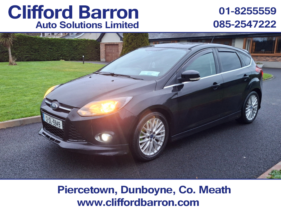 2012 Ford Focus 1.6 TDCI ZETEC S 113BHP 5DR €6,750