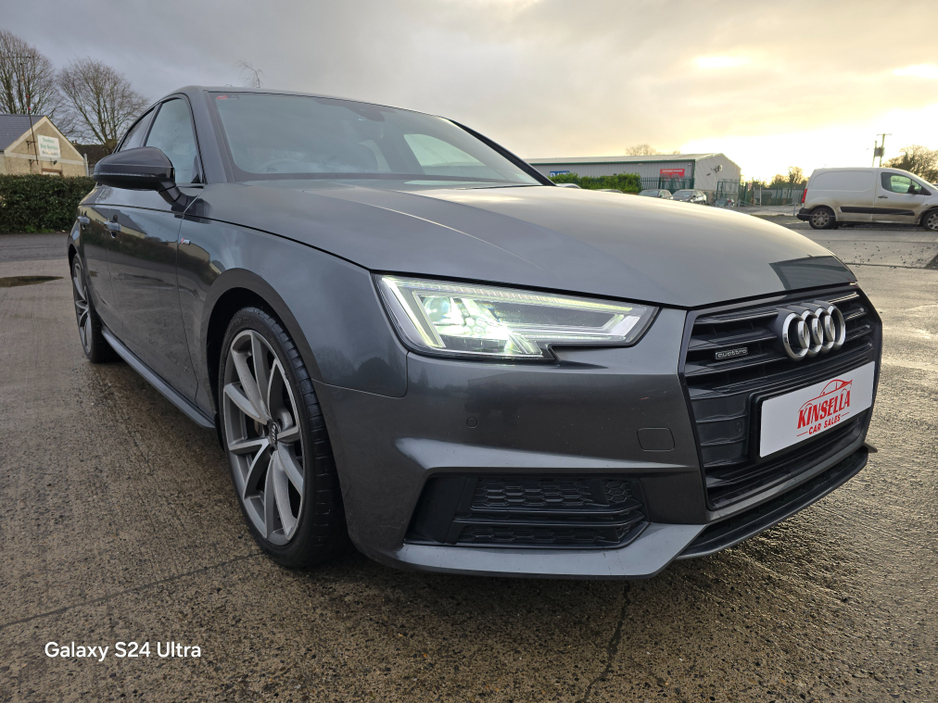 2018 Audi A4 2.0 TDI S LINE QUATTRO 4 D AUTO 190PS 4DR BLACK EDITION €25,950