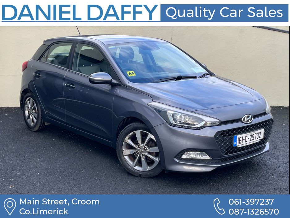 2016 Hyundai i20 DELUXE 5DR €9,950