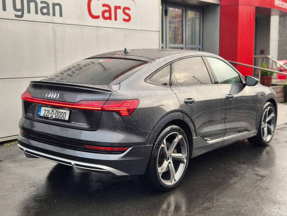 2022 Audi e-tron 55 S Line Sportback Quattro (408bhp) Upgraded 22'' Alloys + Black Edition Styling ( Nov '22 Reg ) Trade in Price €38, 999 €37,999