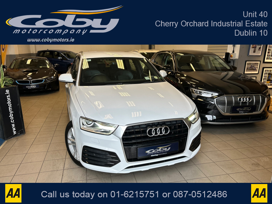 2015 Audi Q3 1.4 TFSI S Line Auto 150 S-TRONIC.  IRISH CAR. Immaculate Irish Car with 2 Keys, Service History, NCT, Alloy Wheels, Air Con, MFSW, Parking Sensors Front and Rear, Full Electrics and much more. €16,950