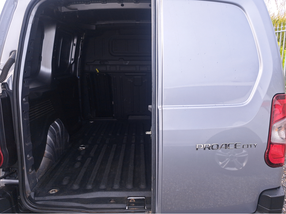 2022 Toyota Proace City Icon Model L1 1.5 Diesel SWB with 3 seats in front and double sliding doors.