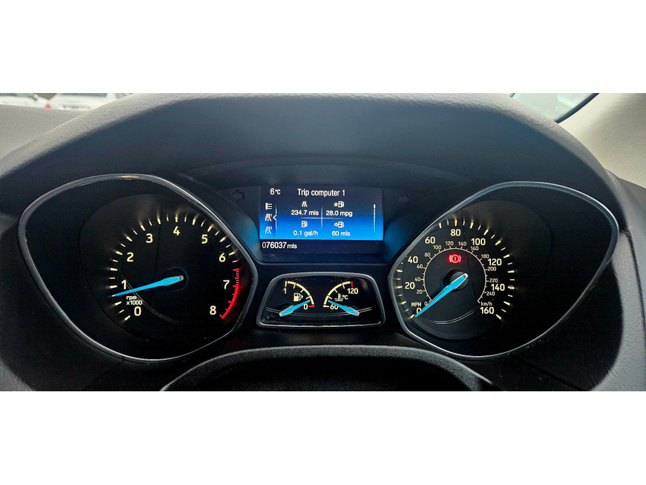 2016 Ford Focus ZETEC S 1.0 ECO 125BHP LOW MILES €9,750