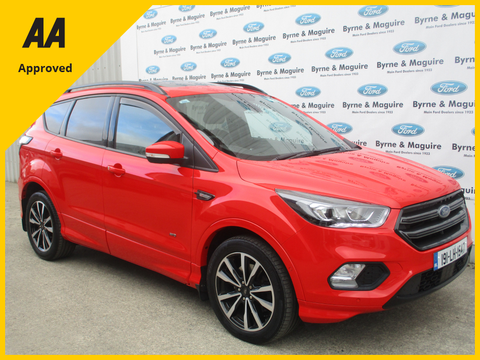 2019 Ford Kuga ST-LINE 2.0 TDCI 150PS AWD MODEL.  TOP OF THE RANGE MODEL, FULLY SERVICED AND NCT TESTED WITH WARRANTY AND 12 MONTHS AA COVER !!! €24,500