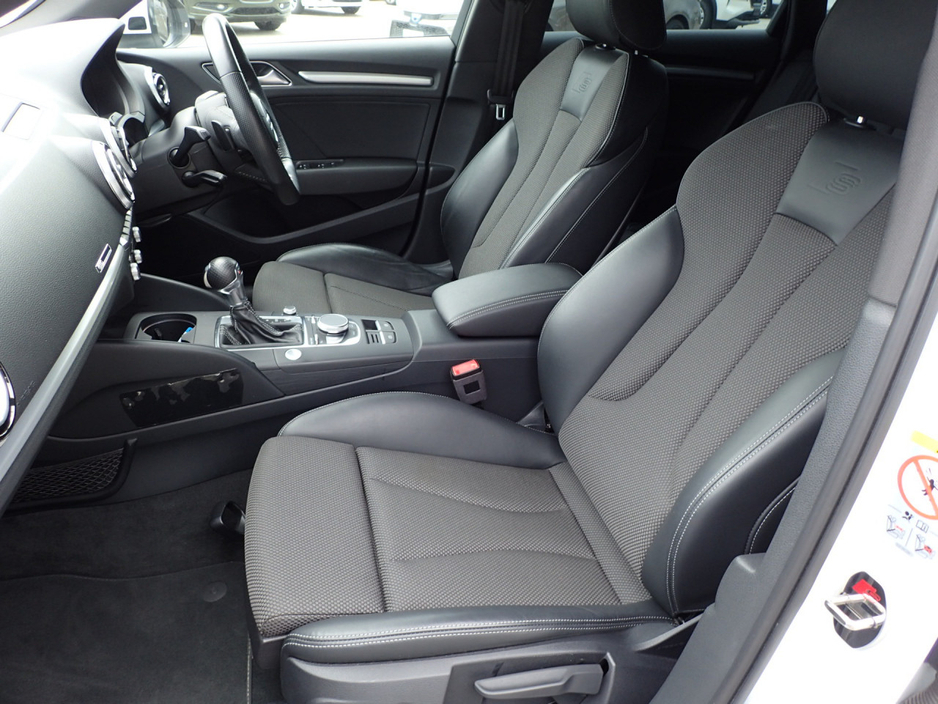 2018 Audi A3 1.4 TFSI S LINE BLACK EDITION PETROL AUTOMATIC // VIRTUAL DASH // HALF LEATHER // PARK ASSIST W/ REVERSING CAMERA // FACTORY BLACK EDITION // FLAT BOTTOM STEERING WHEEL // UPGRADED AUDI SPORT ALLOYS €20,950