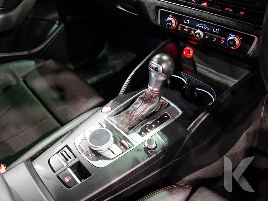 2016 Audi S3 BLACK HALF LEATHER UPHOLSTERY - FACTORY ALLOY WHEELS - FLAT BOTTOM STEERING WHEEL - REVERSE CAMERA €25,950