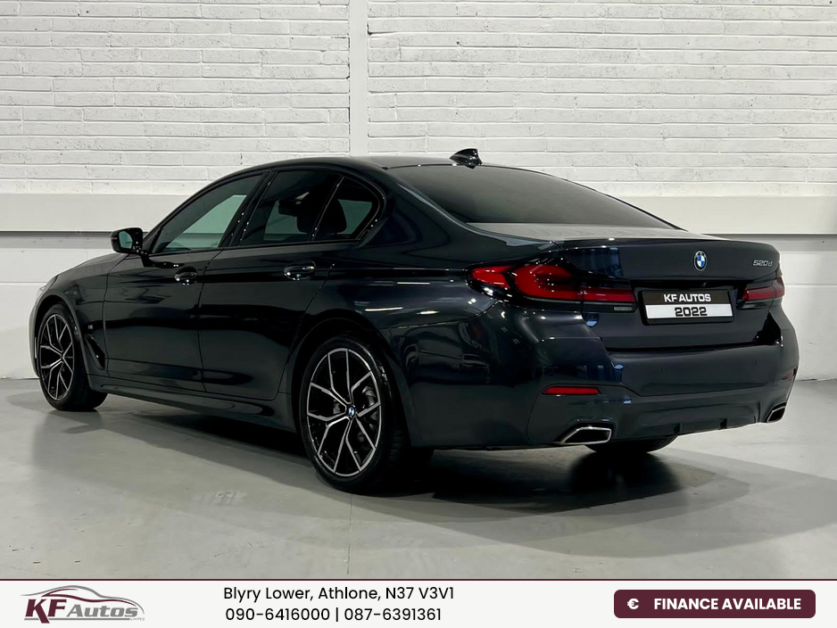 2022 BMW 5 Series 520d G30 LCI M Sport 190bhp 4dr Auto - 222 Reg €40,995