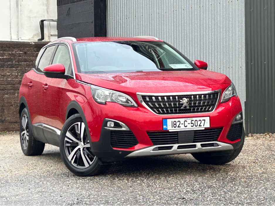 2018 Peugeot 3008 ALLURE 1.5 BLUE HDI 130 6 6.2 4DR €15,950
