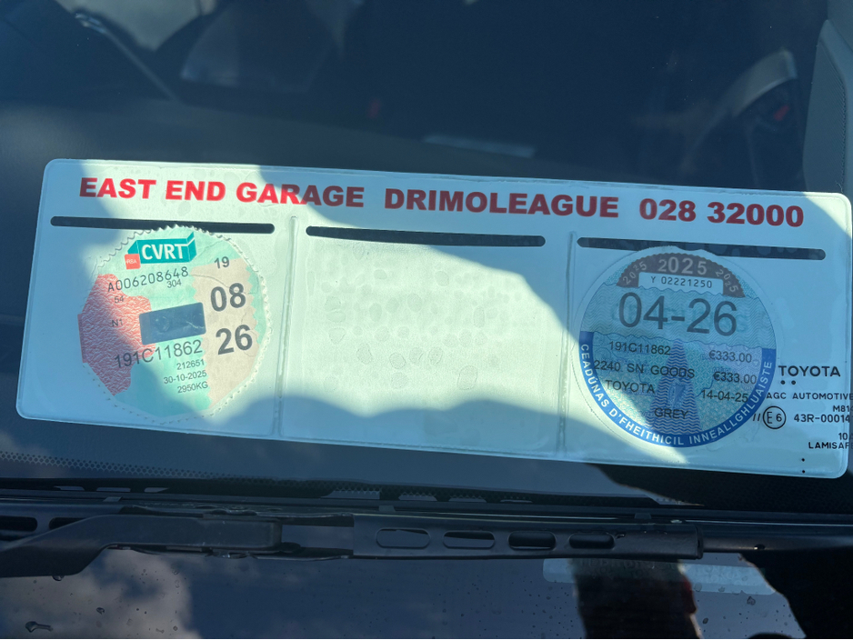 2019 Toyota Landcruiser LAND CRU LC LWB GX 4DR AUTO COMMERCIAL €30,000