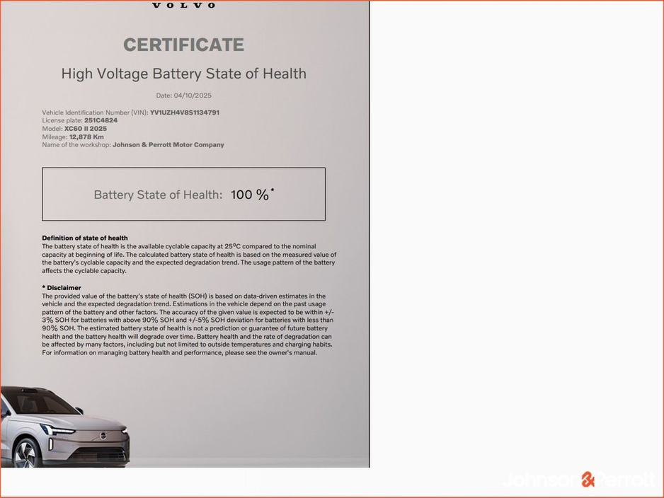 2025 Volvo XC60 T6 350bhp AWD PHEV Plus Black Edition (Lighting Pack / Panoramic Sunroof / 360 Camera) €68,900