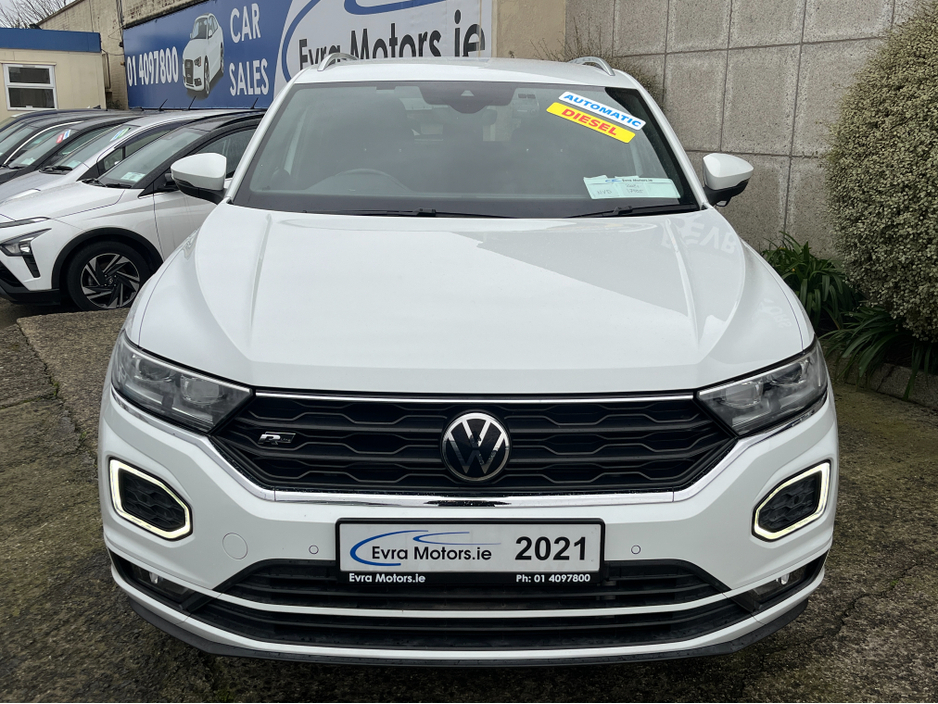 2021 Volkswagen T-Roc R-LINE AUTOMATIC 2.0 DIESEL //LOW MILES//HALF LEATHER SEATS//ADAPTIVE CRUISE CONTROL//REVERSE CAMERA//KEYLESS ENTRY// €27,950