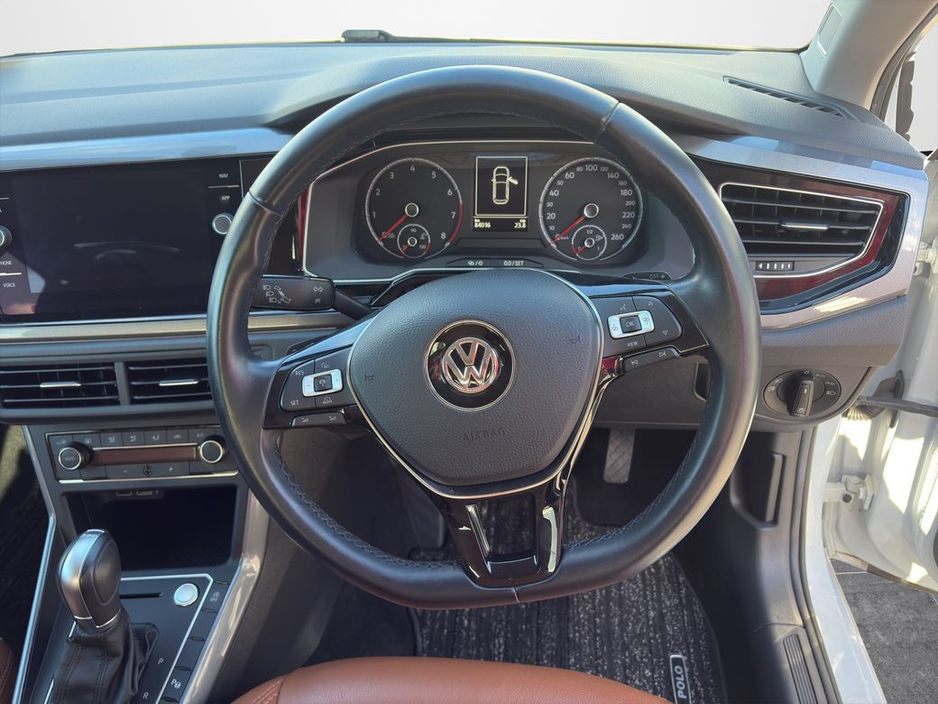 2019 Volkswagen Polo "White on the outside, tan luxury on the inside — this Polo knows how to dress for success" €16,888