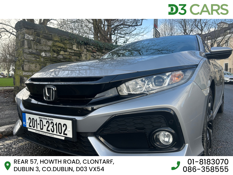 2020 Honda Civic ONLY 25,000 MILES PETROL 124BHP SMART PLUS €20,995