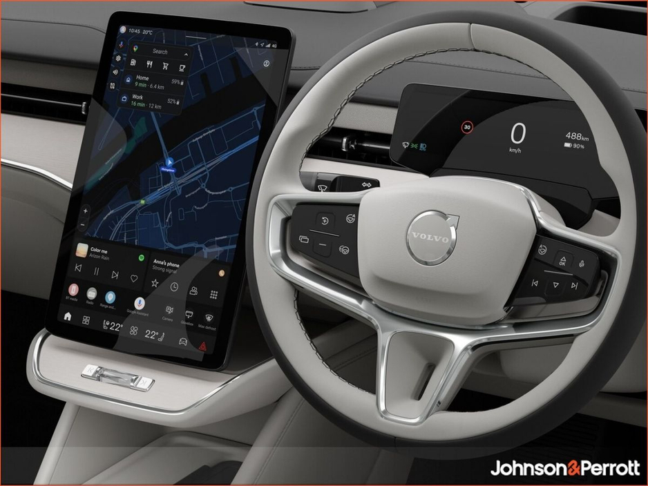 2026 Volvo ES90 92 kWh Extended Range Plus + Onyx Black Metallic + Electrochromatic Roof €94,795