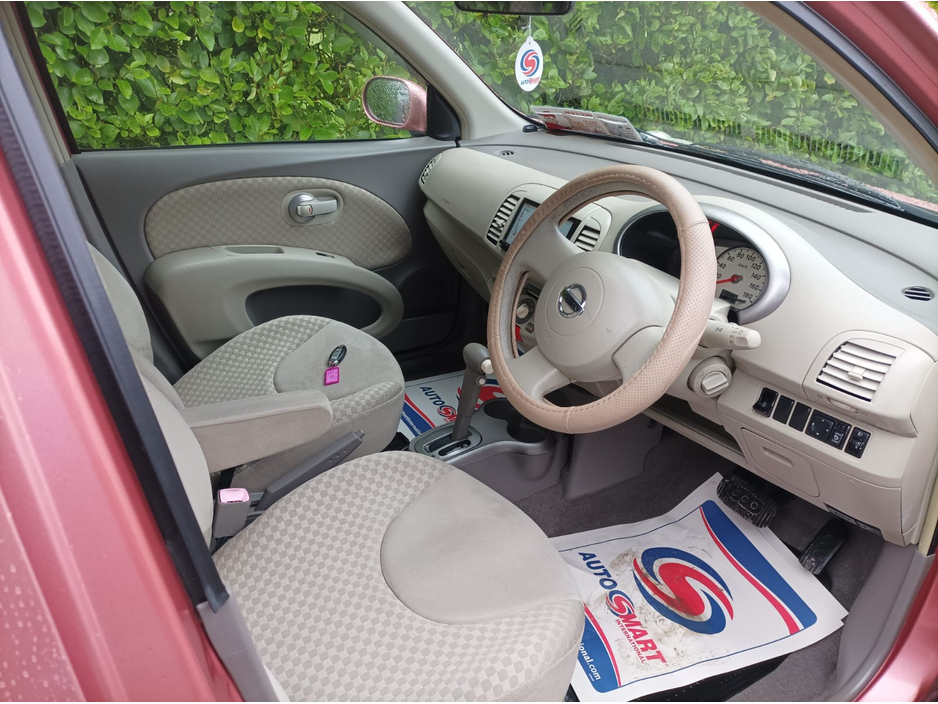 2009 Nissan Micra (MARCH) 1.2 PETROL AUTOMATIC PINK EDITION FULLY SERVICED ONE YEAR NCT €3,595