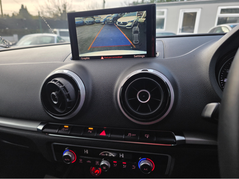 2016 Audi A3 1.4 TFSI PRIVACY GLASS REVERSING CAMERA - PARKING SENSORS ALLOYS - SIMI DEALER - LOW ROAD TAX BAND €15,950