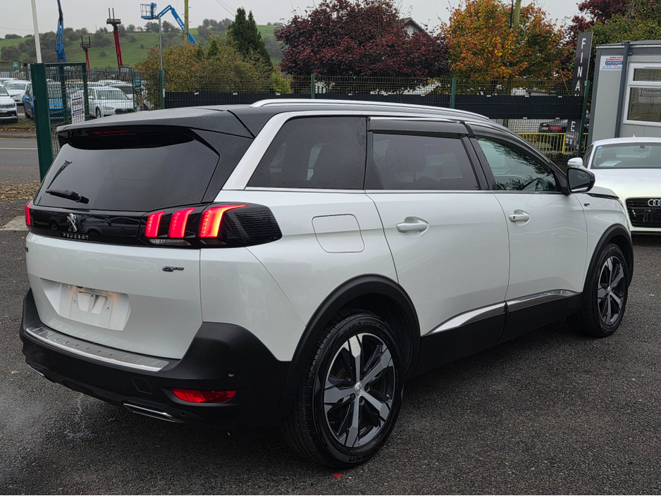 2018 Peugeot 5008 ( 182 REG ) GT LINE 7 SEATER  - DIGITAL DASH - CAMERA - ALLOYS -   CARPLAY ANDROID AUTO EU RADIO  PEARL WHITE €25,950